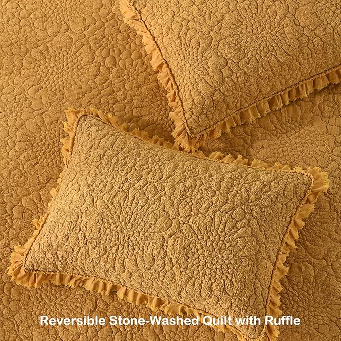Microfiber Quilt Set - Twin - 2 Piece