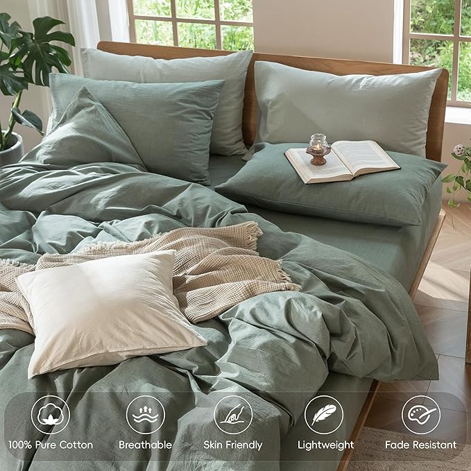 Linen Duvet Cover Set - King