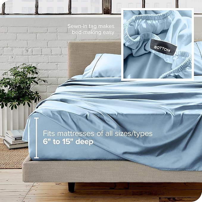 Microfiber Bed Sheet Set - Twin - 3 Piece