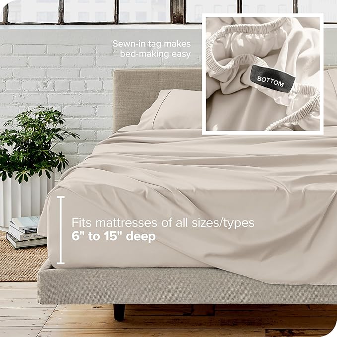 Microfiber Bed Sheet Set - Twin - 3 Piece