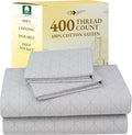 100% Cotton Bed Sheet Set - Queen - 4 Piece