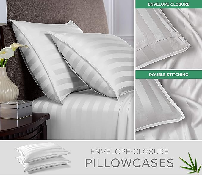 Bamboo Cooling Bed Sheet Set - Twin - 3 Piece
