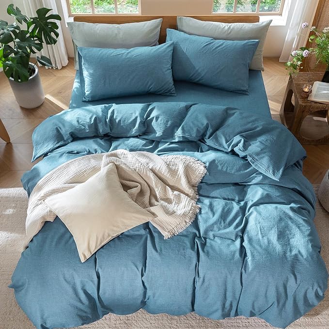 Linen Duvet Cover Set - Full