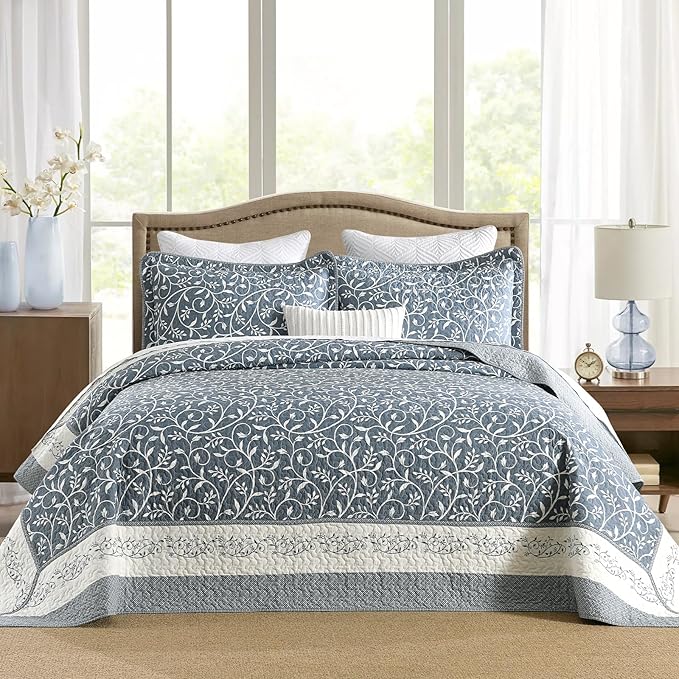 100% Cotton Bedding Set - King - 3 Piece