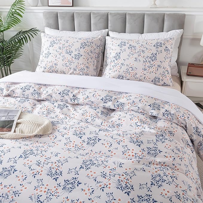 100% Cotton Duvet Cover Set - King - 3 Piece
