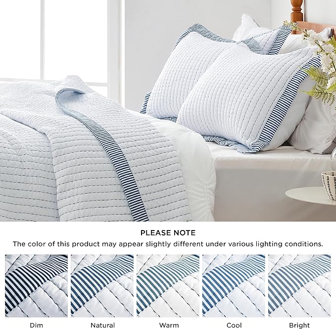 Microfiber Quilt Set - Twin - 2 Piece