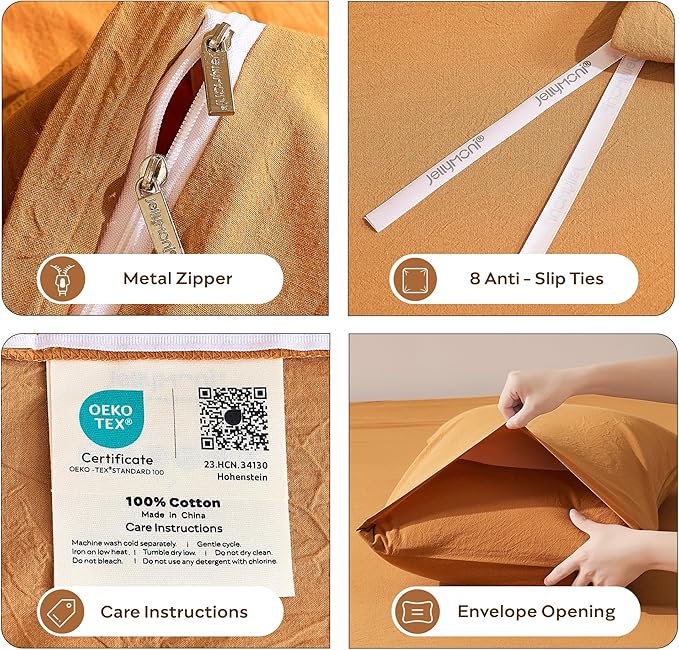 Linen Duvet Cover Set - King
