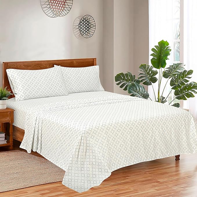 Bed Sheet Set - King - 4 Piece