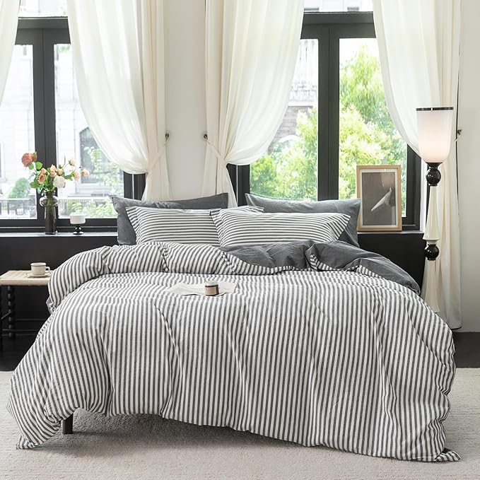 Linen Duvet Cover Set - Queen