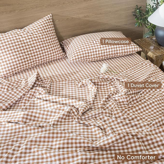 Linen Duvet Cover Set - Twin