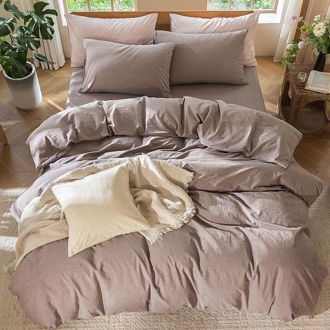 Linen Duvet Cover Set - Queen