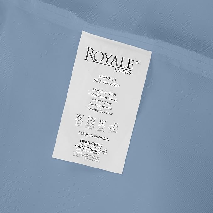 Microfiber Flat Sheet - Queen - 2 Pack