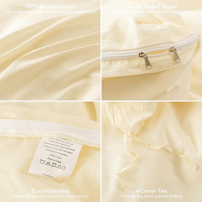 Duvet Cover Set - King - 3 Piece