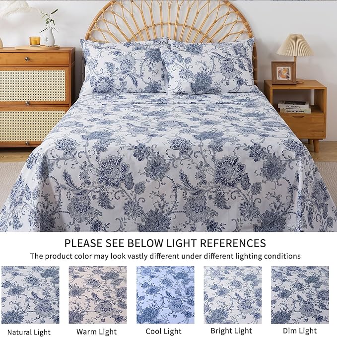 Bed Sheet Set - Full - 4 Piece
