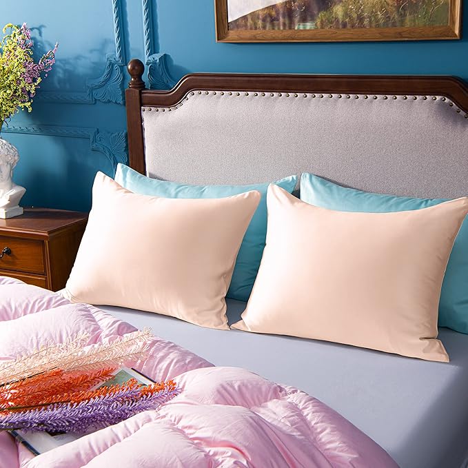 Satin Pillowcase Set - King - 20 x 36 in - 2 Piece