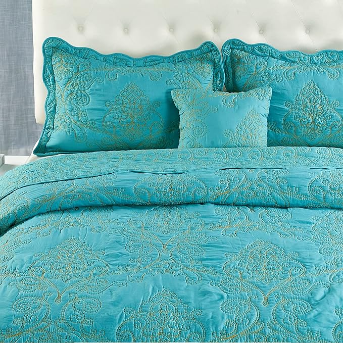 Microfiber Quilt Set - 4 Piece