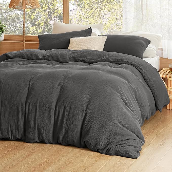 Linen Duvet Cover Set - Queen