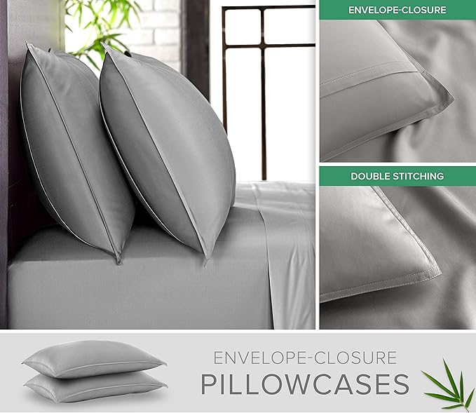 Bamboo Cooling Bed Sheet Set - Twin XL - 3 Piece