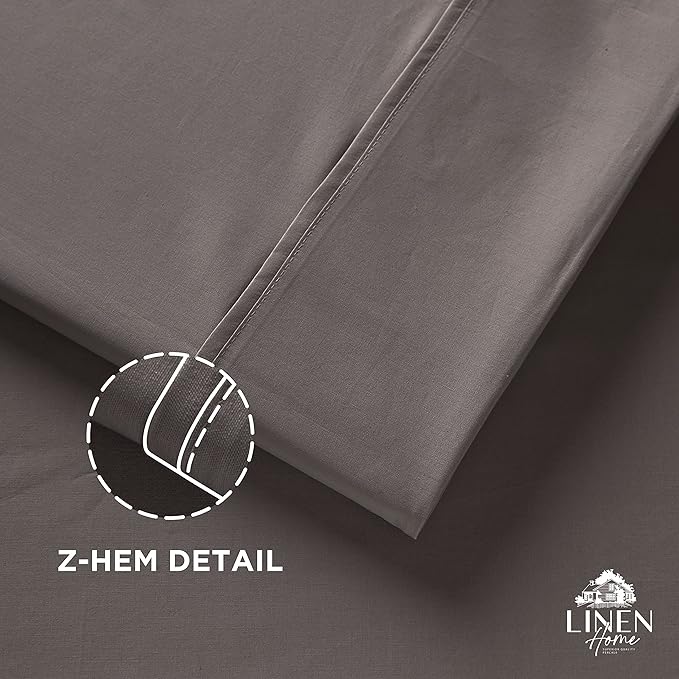 100% Cotton Pillowcase Set - King - 2 Piece