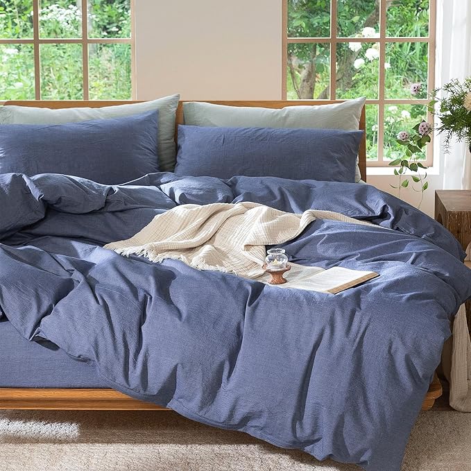 Linen Duvet Cover Set - Full