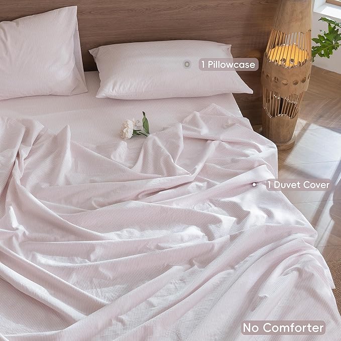 Linen Duvet Cover Set - Twin