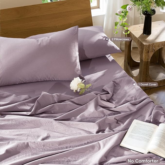 Linen Duvet Cover Set - Queen