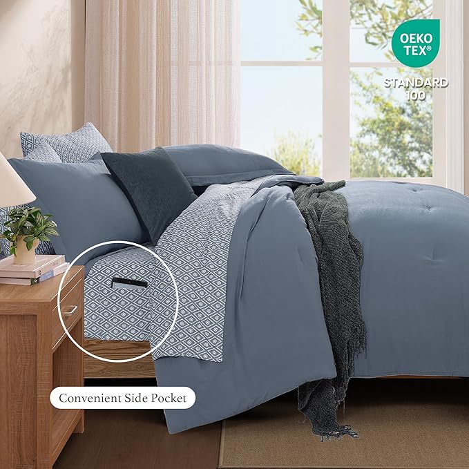 Comforter Set - King - 7 Piece