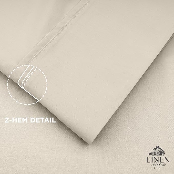 100% Cotton Pillowcase Set - King - 2 Piece