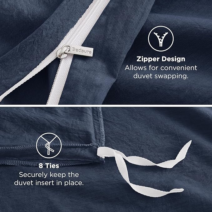 Linen Duvet Cover Set - King