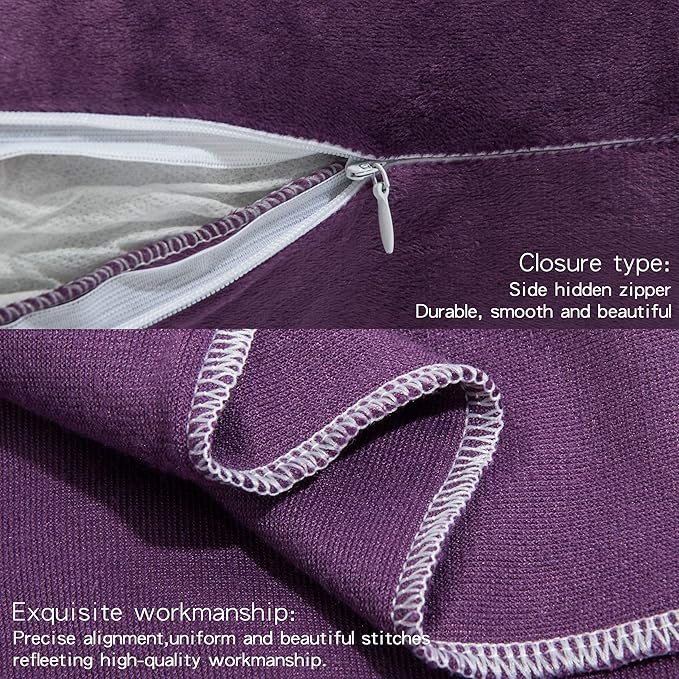 Velvet Pillowcase Set - 18 x 18 in - 2 Pack