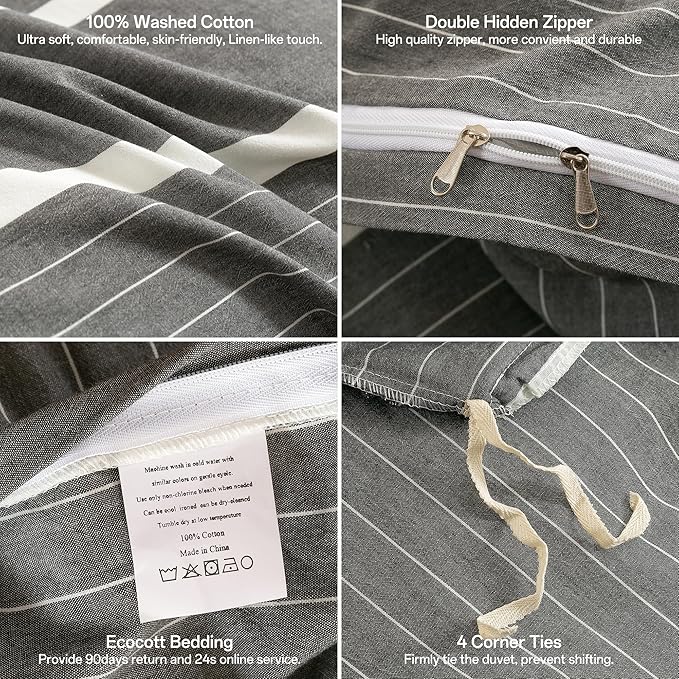 Duvet Cover Set - King - 3 Piece