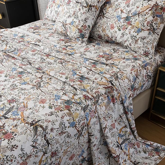 Bed Sheet Set - Full - 17.7 in Deep Pocket - 4 Piece