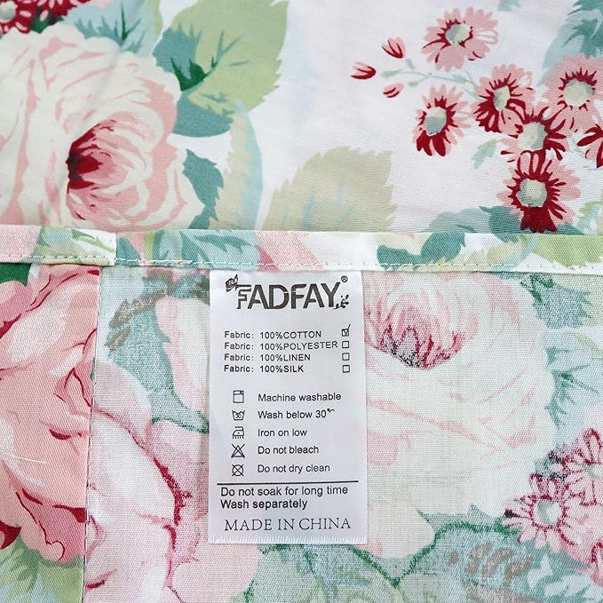 100% Cotton Bed Sheet Set - Full - 4 Piece