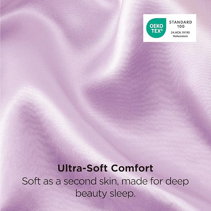 Satin Pillowcase Set - King - 20 x 36 in - 2 Piece