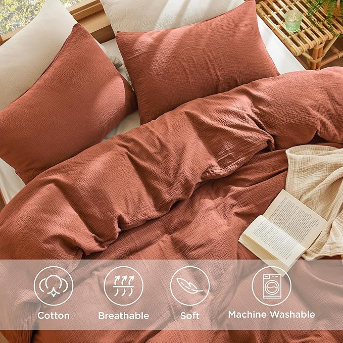 Linen Duvet Cover Set - Queen