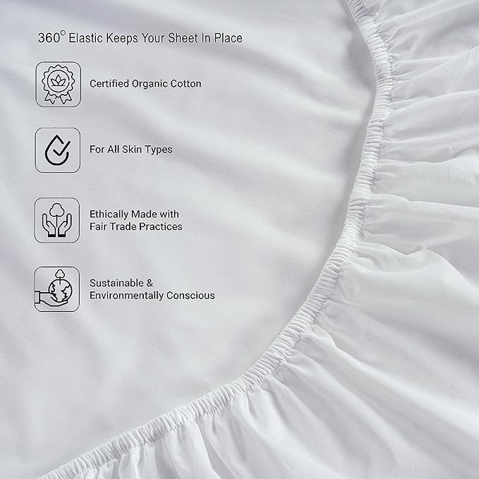 Linen Bed Sheet Set - Twin XL - 2 Pack - 3 Piece