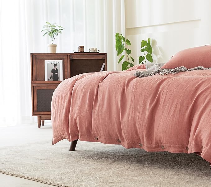 Linen Duvet Cover Set - 3 Piece