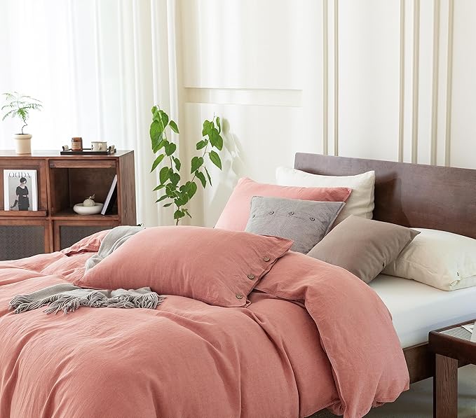 Linen Duvet Cover Set - 3 Piece