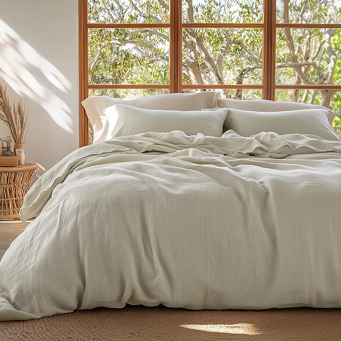 Linen Duvet Cover Set - King