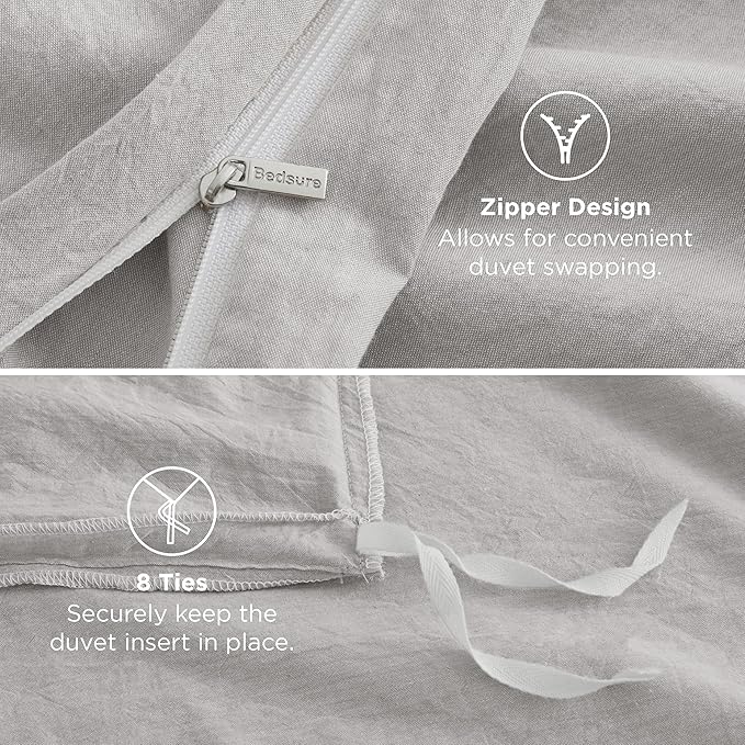 Linen Duvet Cover Set - King