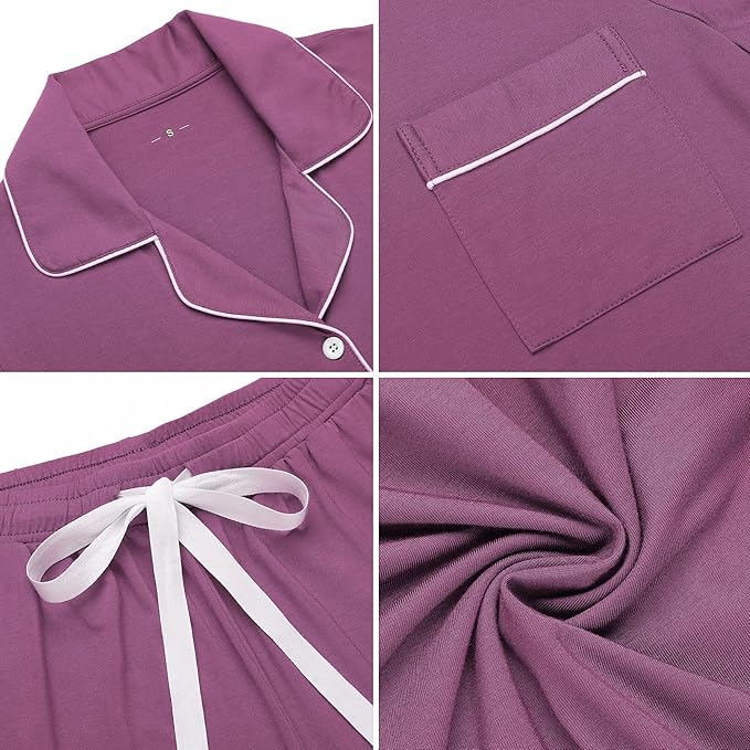 Women's Pants Pajama Set - Long Sleeve - 2 Piece