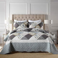 Microfiber Quilt Set - Queen - 3 Piece