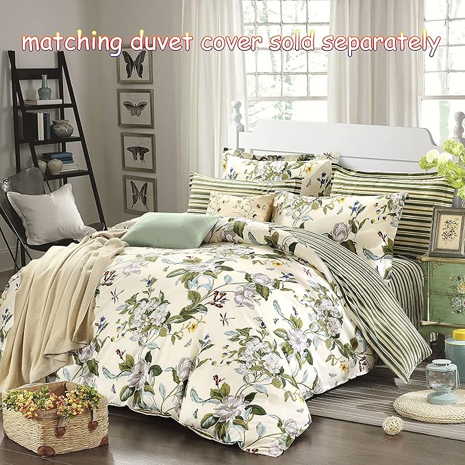 100% Cotton Hypoallergenic Bed Sheet Set - Twin XL - 4 Piece