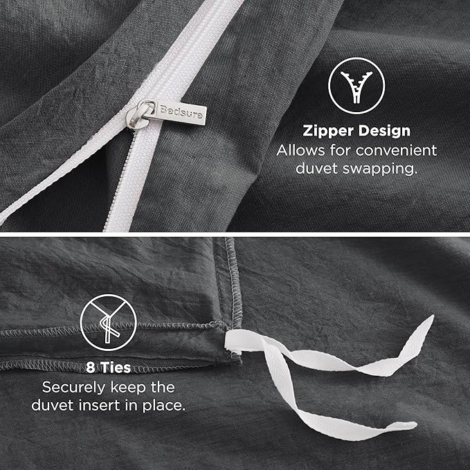 Linen Duvet Cover Set - King