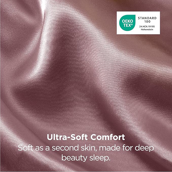 Satin Pillowcase Set - Standard - 20 x 26 in - 2 Piece