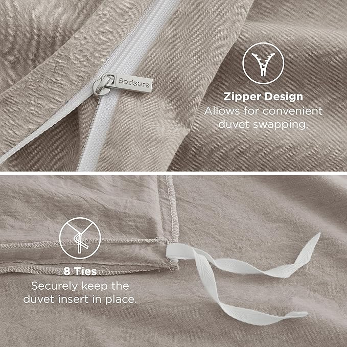 Linen Duvet Cover Set - King