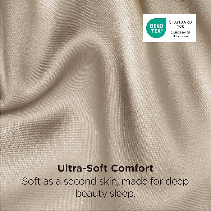 Satin Pillowcase Set - King - 20 x 36 in - 2 Piece